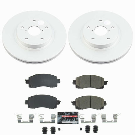 Power Stop 19-24 Subaru Forester Front Z23 Coated Brake Kit