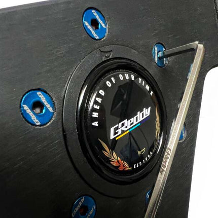 GReddy Steering Wheel Bolts - Burnt-Titanium Blue (Set of 6)