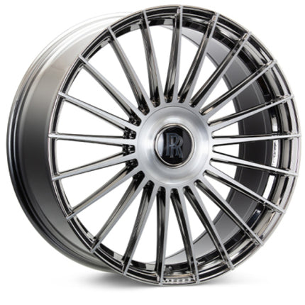 Vossen HF-8 24x10 - 5x130 - ET15 - Deep Face - 84.1 - EMC Polished / Brushed Wheel