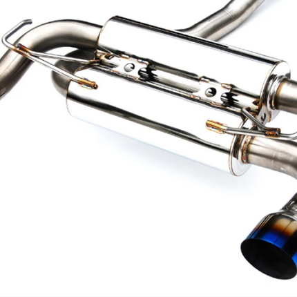 Invidia 2022+ Nissan Z 70mm Gemini Cat Back Exhaust - Single Layer TI Tips