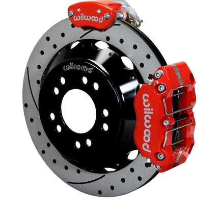 Wilwood kit rear FFR DPR/MC4 IRS 8.8 t-bird 12.88X.81 W/LINES SRP red