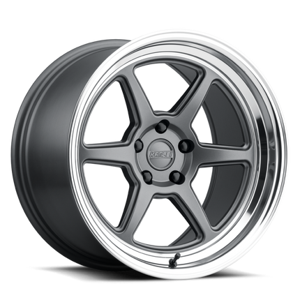 Kansei K14G Roku 18x8.5in / 5x108 BP / 35mm Offset / 63.4mm Bore - Matte Gunmetal