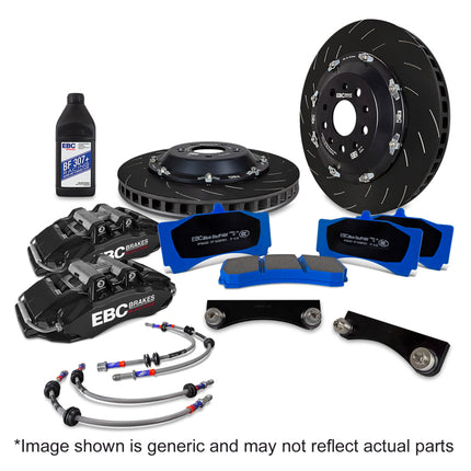 EBC Racing 2022+ Ineos Grenadier Black Apollo-6 Calipers 355mm Rotors Front Big Brake Kit