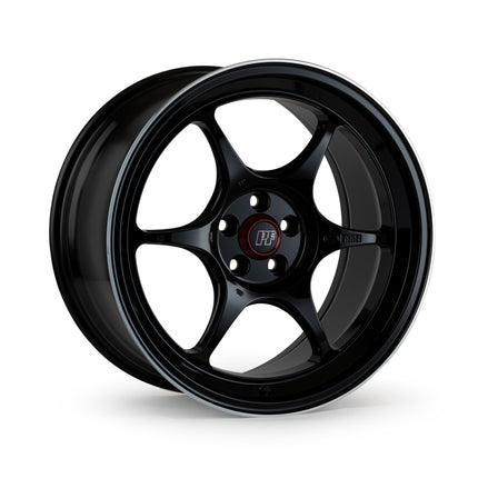 Enkei PF06 19x9 5x112 40mm Offset 75mm Bore Black Machined Wheel (MOQ 40)