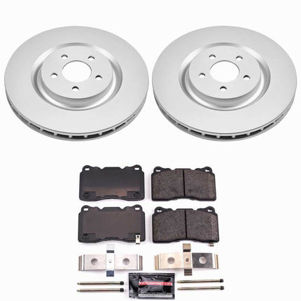 Power Stop 07-14 Ford Mustang Front Z23 Coated Brake Kit