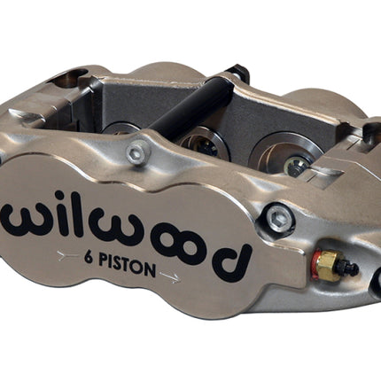 Wilwood Caliper-Narrow Superlite 6R-ST-LH - Nickel 1.62/1.12/1.12in Pistons 1.25in Disc