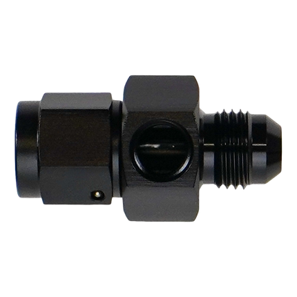 DeatschWerks 6AN Male Flare to Female Flare Swivel with 1/8th NPT