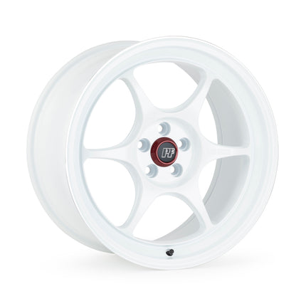 Enkei PF06 19x8 5x112 45mm Offset 75mm Bore White Wheel w/ Machined Lip (MOQ 40)