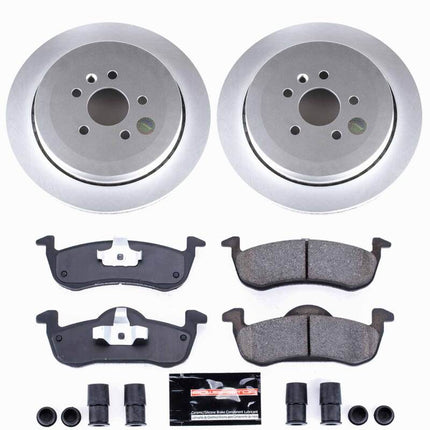 Power Stop 13-19 Lincoln MKT Rear Z23 Coated Brake Kit