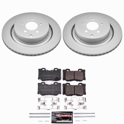 Power Stop 09-13 Infiniti FX50 Rear Z23 Coated Brake Kit