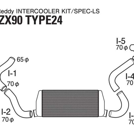 GReddy 92-96 Mark II JZX90 (T-24F) Trust Intercooler Kit