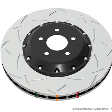 DBA 13-14 Chevrolet Corvette Z51 Front T3 2 Pc V2 Slotted 5000 Series Rotor w/Black Hat