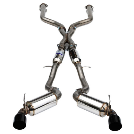 Invidia 2022+ Nissan Z 70mm N1 Cat Back Exhaust - Black Tips