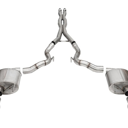 Corsa 24-25 Ford Mustang GT Xtreme 3in Cat-Back Dual Rear Exhaust w/4.5in Straight-Cut Polish Tips