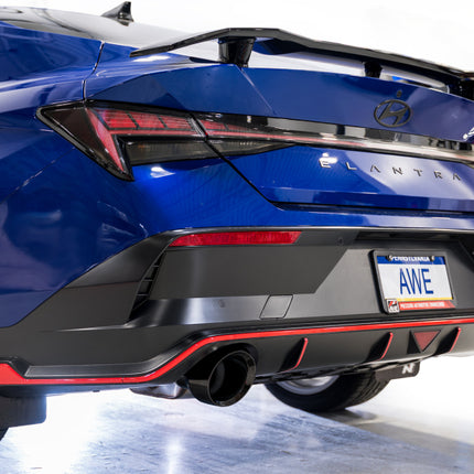 AWE Tuning 22-26 Hyundai Elantra N SwitchPath Cat-Back Exhaust - Diamond Black Tips