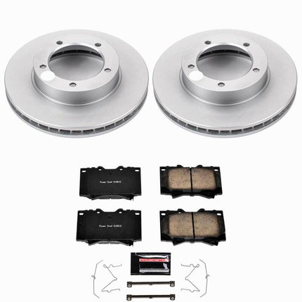 Power Stop 98-07 Lexus LX470 Front Z23 Coated Brake Kit