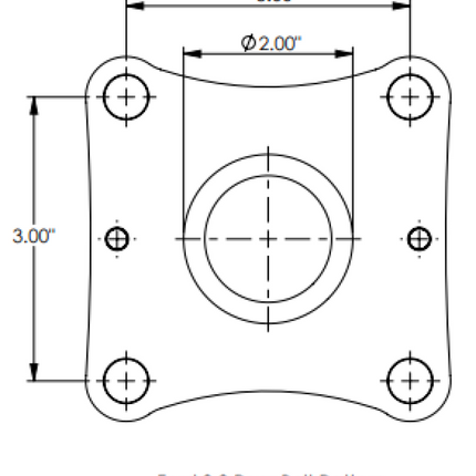 DSS 15-24 Ford F150 4WD Regular Cab Short Bed 4in. Aluminum Driveshaft
