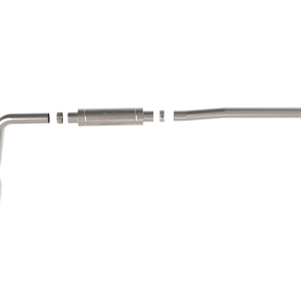 aFe Rebel Series 3in 304 Stainless Middle-Side Exit System Polished Toyota Hilux 15-26 L4-2.4/2.8L