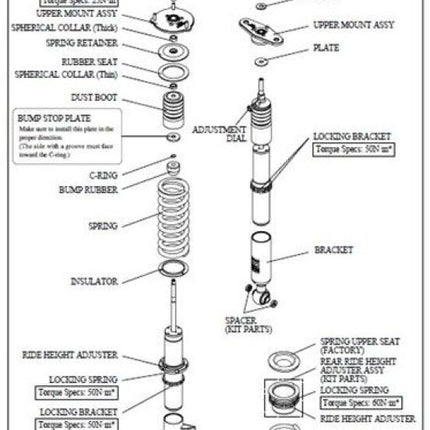 HKS 19-23 Tesla Model 3 RWD Hipermax S Full Kit