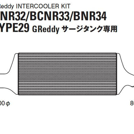 GReddy 89-94 Nissan Skyline GT-R Type 29F Intercooler Kit