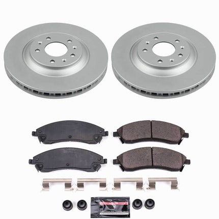 Power Stop 06-07 Cadillac CTS Front Z23 Coated Brake Kit