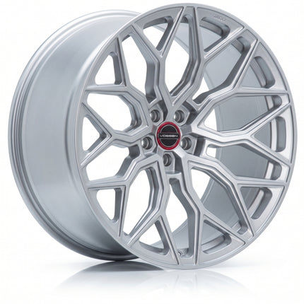Vossen HF2 - 24x10 - ET32 - 5x150 - 110.1 - DEEP - SS - Satin Silver Wheel