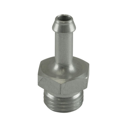 Turbosmart 6mm / 1/4in Hose End to -6AN ORB Male Straight - Clear