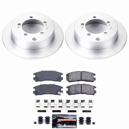 Power Stop 95-05 Chrysler Sebring Rear Z23 Coated Brake Kit