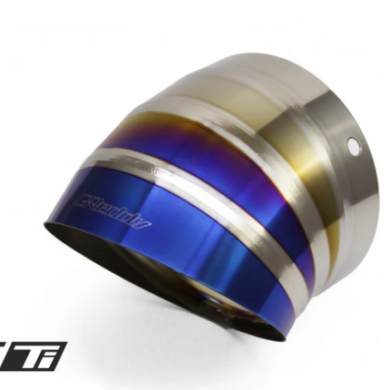 GReddy Burnt Titanium Turndown Tip 115mm Diameter 150mm Length (for Revolution RS / RS-TI / RS-Race)