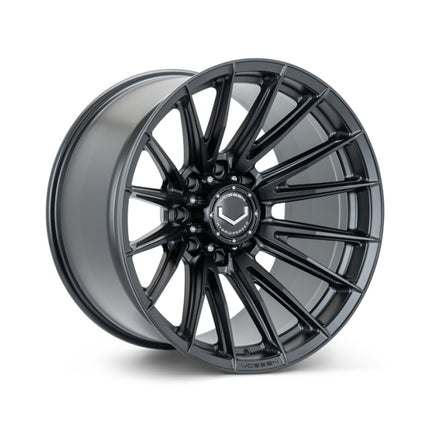 Vossen HFX-2 20x10 - 8x180 - ET18 - Super Deep Face - 124.3 - Satin Black Wheel