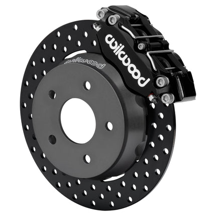 Wilwood 22-24 Polaris RZR Turbo/ Pro R 5-Lug Front Big Brake Kit - Drilled Rotors Black Powder Coat