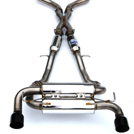 Invidia 2022+ Nissan Z 70mm Gemini Cat Back Exhaust - Single Layer Black Tip