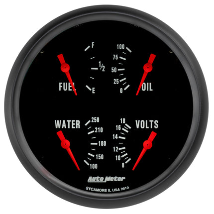 Autometer Z-Series Quad 5in. - 240 OhmE-33 OhmF
