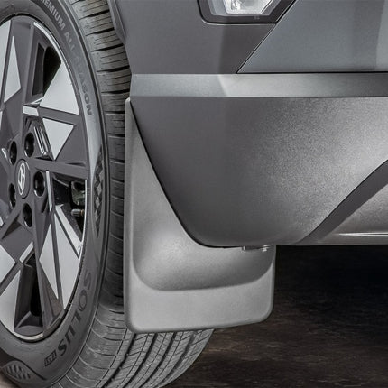 WeatherTech 24-25 Hyundai Kona Rear Mudflaps - Black