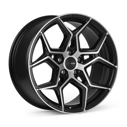 Enkei Quest 19x8.5 / 5x120 BP / ET40 / 72.6mm Bore - Matte Black Machining Wheel