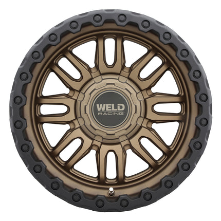 Weld Off-Road Swift 17x9in - 6x135 / 6x139.7 BP - ET-12 - 106.1mm CB Satin Bronze Wheel & Black Ring