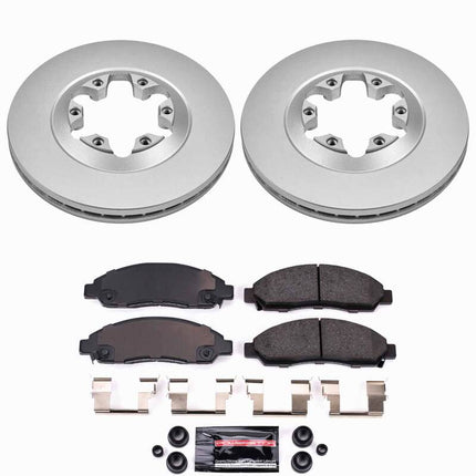 Power Stop 04-08 Chevrolet Colorado Front Z23 Coated Brake Kit