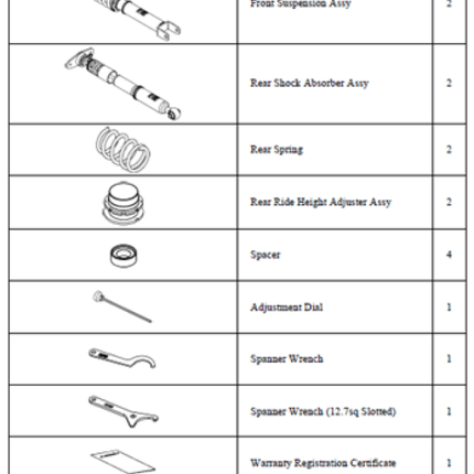 HKS 19-23 Tesla Model 3 RWD Hipermax S Full Kit