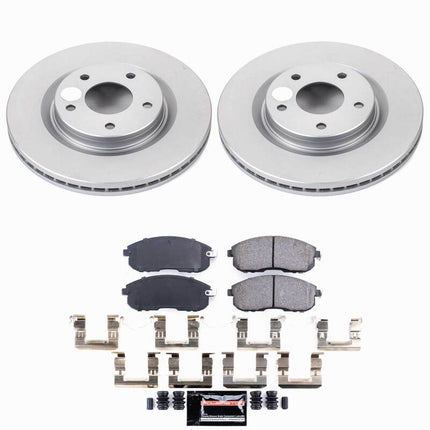 Power Stop 17-18 Nissan Sentra Front Z23 Coated Brake Kit