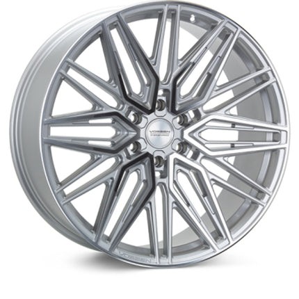 Vossen HF6-5 22x12 - 6x139.7 - ET-44 - Ultra Deep Face - 106.1 - Silver Polished Wheel