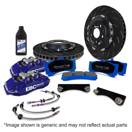 EBC Racing 2025+ Mini Cooper S/S JCW 2.0T Blue Apollo-6 Calipers 355mm Rotors Front Big Brake Kit