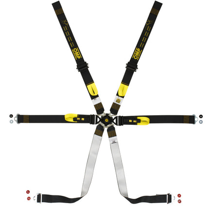 OMP Safety Harness One 2in Pull Down- Black (Fia 8853-2016)