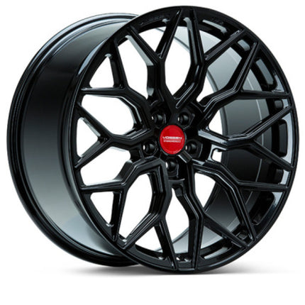 Vossen HF2 - 22x10 - ET10 - 5x120 - 66.56 - DEEP - GB - GLOSS BLACK