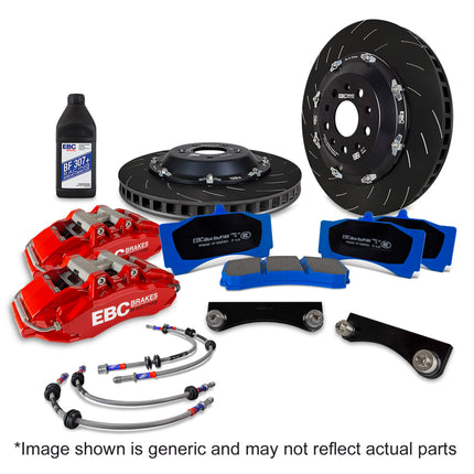 EBC Racing 2025+ Mini Cooper S/S JCW 2.0T Red Apollo-6 Calipers 355mm Rotors Front Big Brake Kit