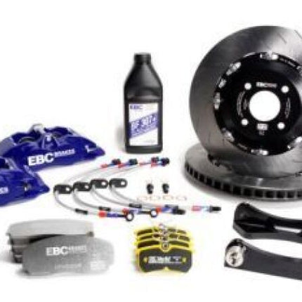 EBC Racing Ford Focus ST MK2 Blue Apollo-4 Calipers 330mm Rotors Front Big Brake Kit