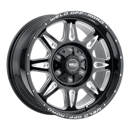 Weld Cheyenne W132 Series 22x9 / 6x135 BP / 5.00 BS - Gloss BLK MIL