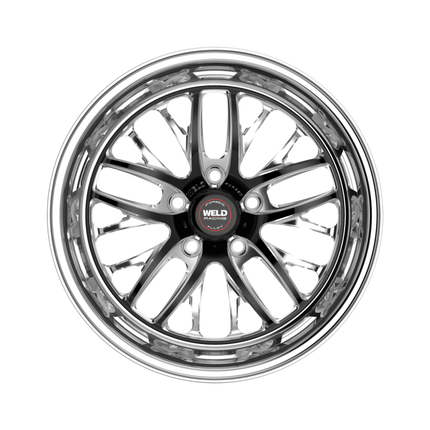 Weld S82 20x10 / 5x4.75 BP / 5.0in. BS (-13 ET) Black Wheel (Low Pad)