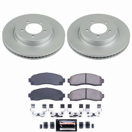Power Stop 02-05 Ford Explorer Front Z23 Coated Brake Kit