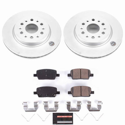 Power Stop 18-20 Buick Enclave Rear Z23 Coated Brake Kit