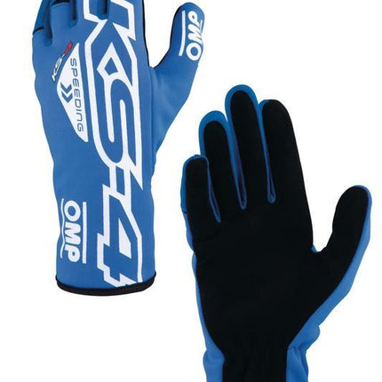 OMP KS-4 KART GLOVES FLUO GREEN / BLACK SZ XL